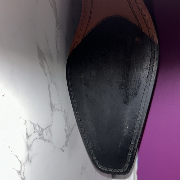 MENS Antonio Cerrelli Red and Black Formal Shoes - Picture 11 of 14